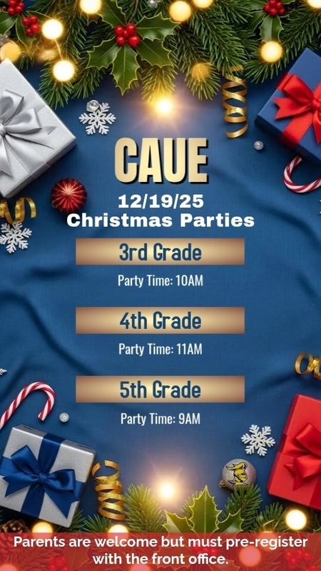 christmas party times graphic
