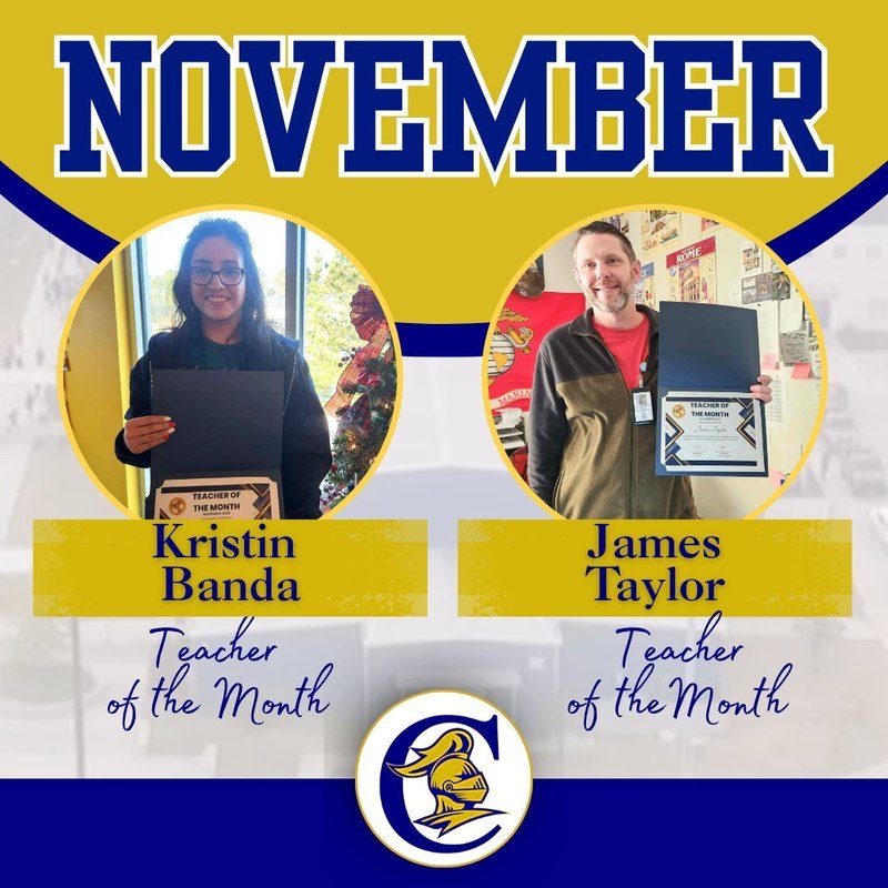 teacher of the month graphic