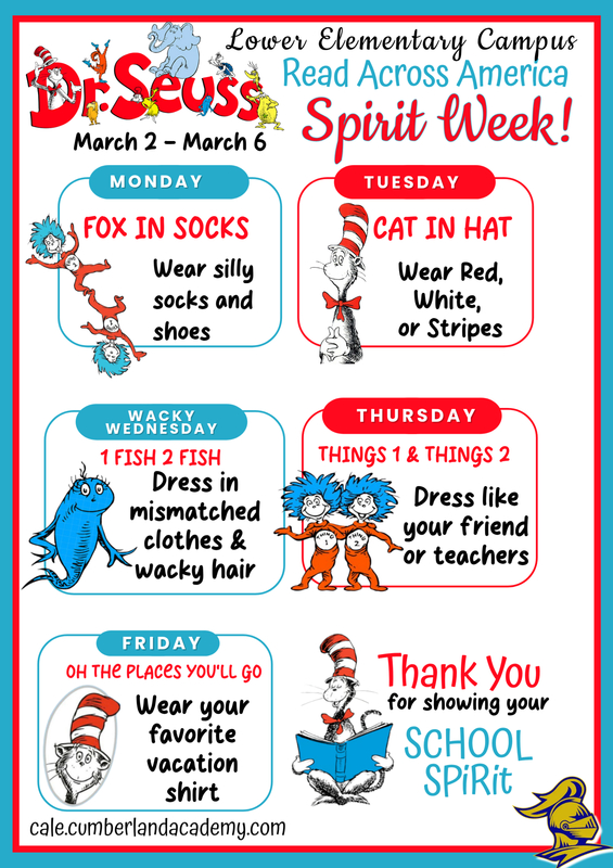 dr. seuss week flyer