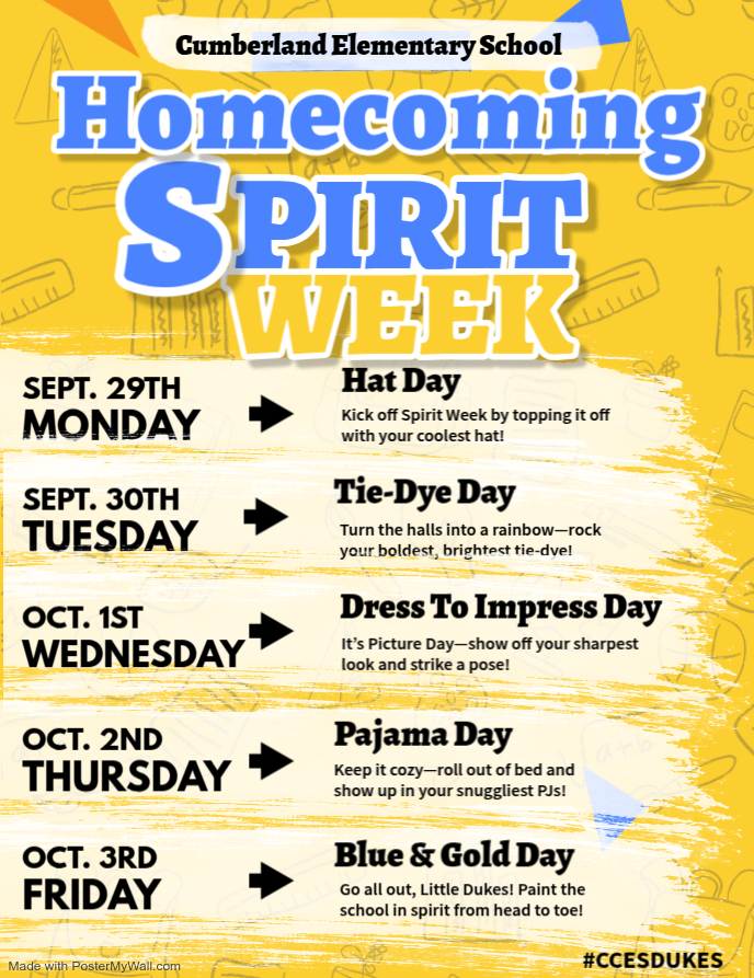 Spirit Week Flyer Revised