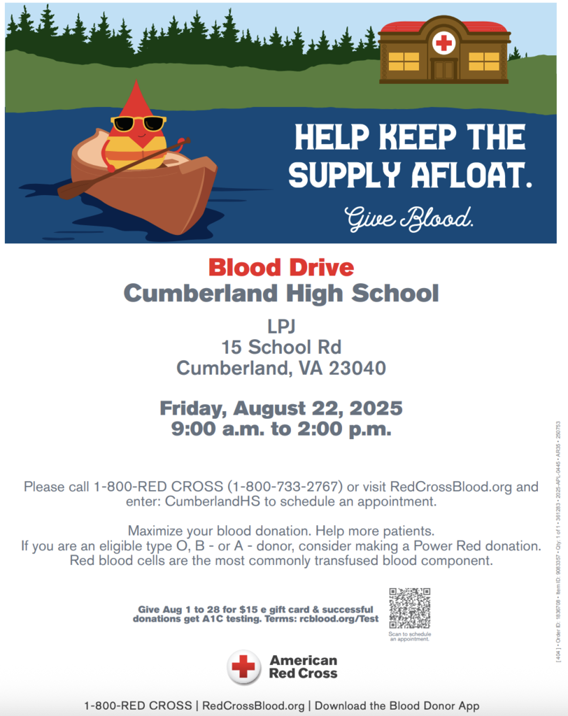 HOSA Blood Drive Flyer