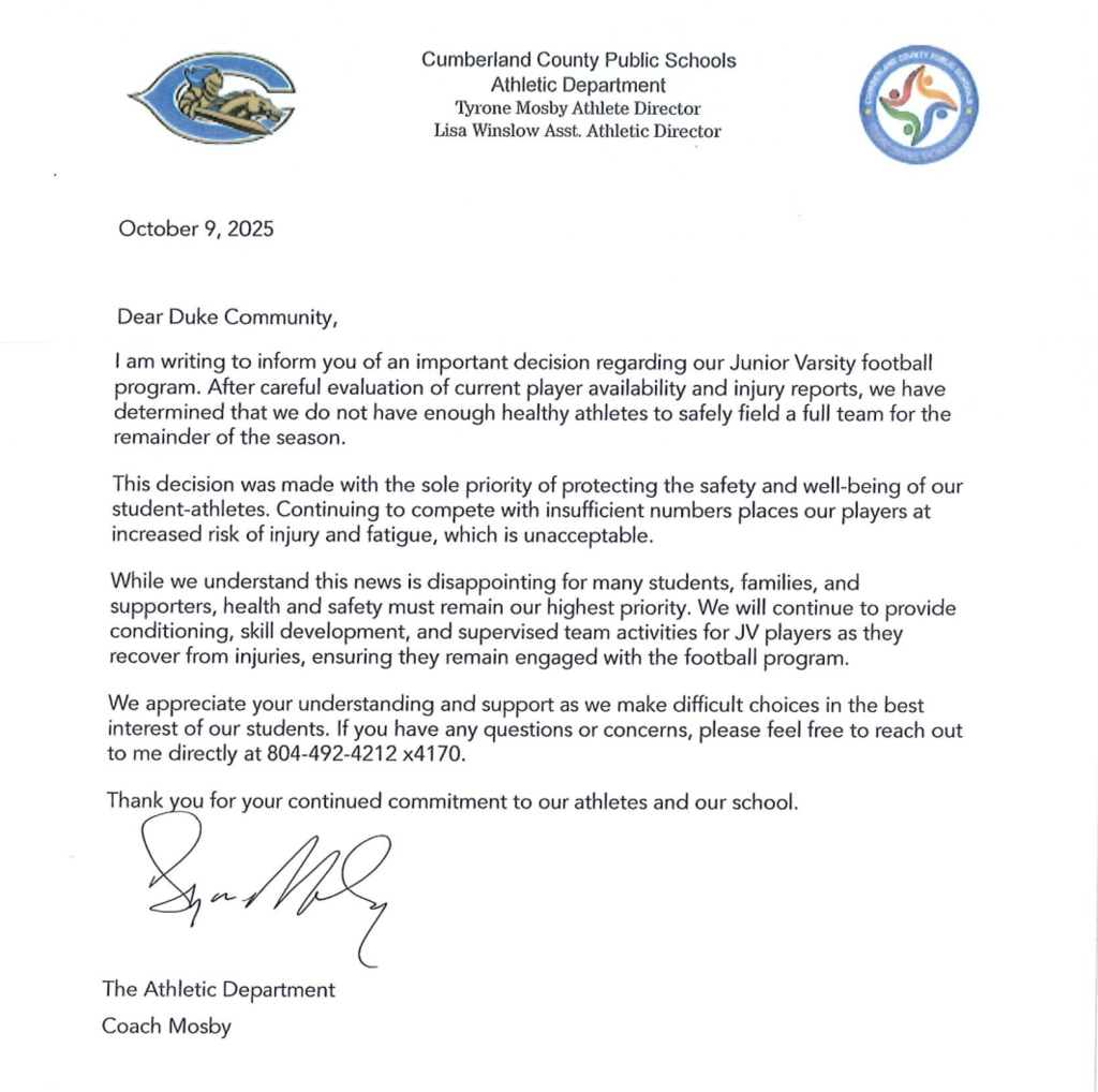 JV Letter from Mosby