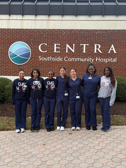 Nurse Aide students pose at Southisde Centra Hospital
