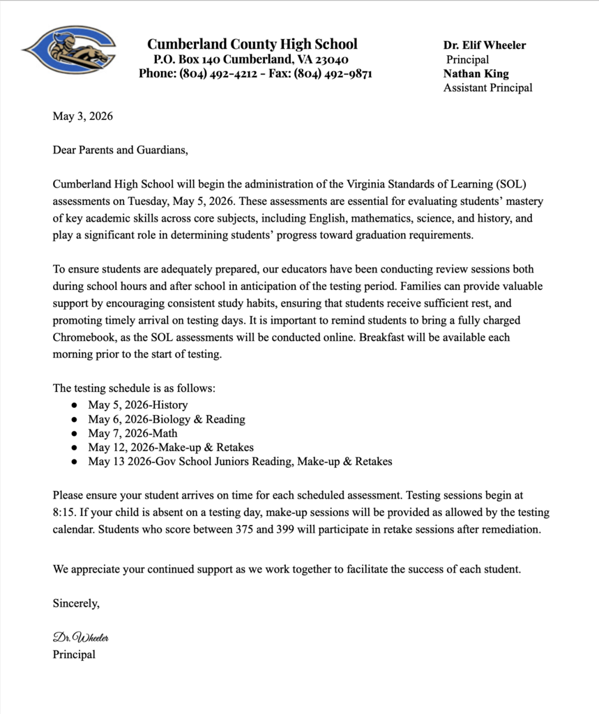 SOL letter