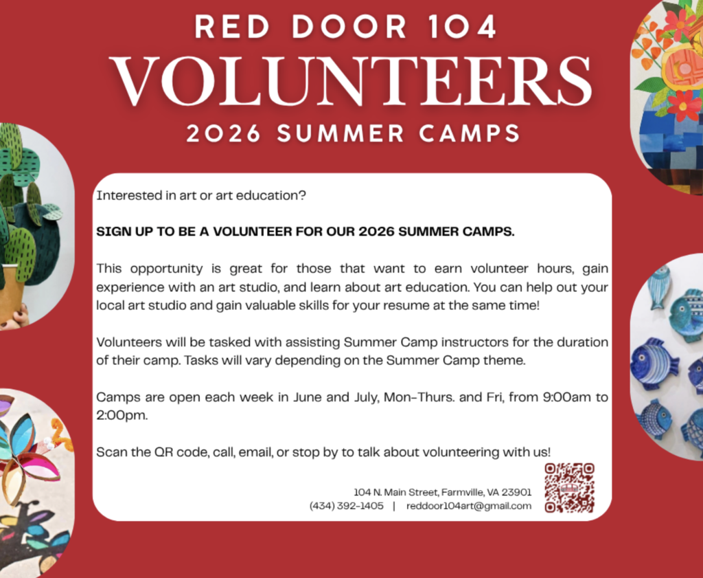 art summer camp volunteer