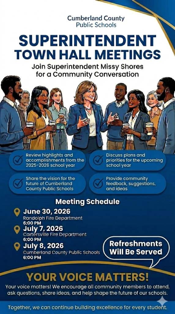 Town Hall Meetings Announced