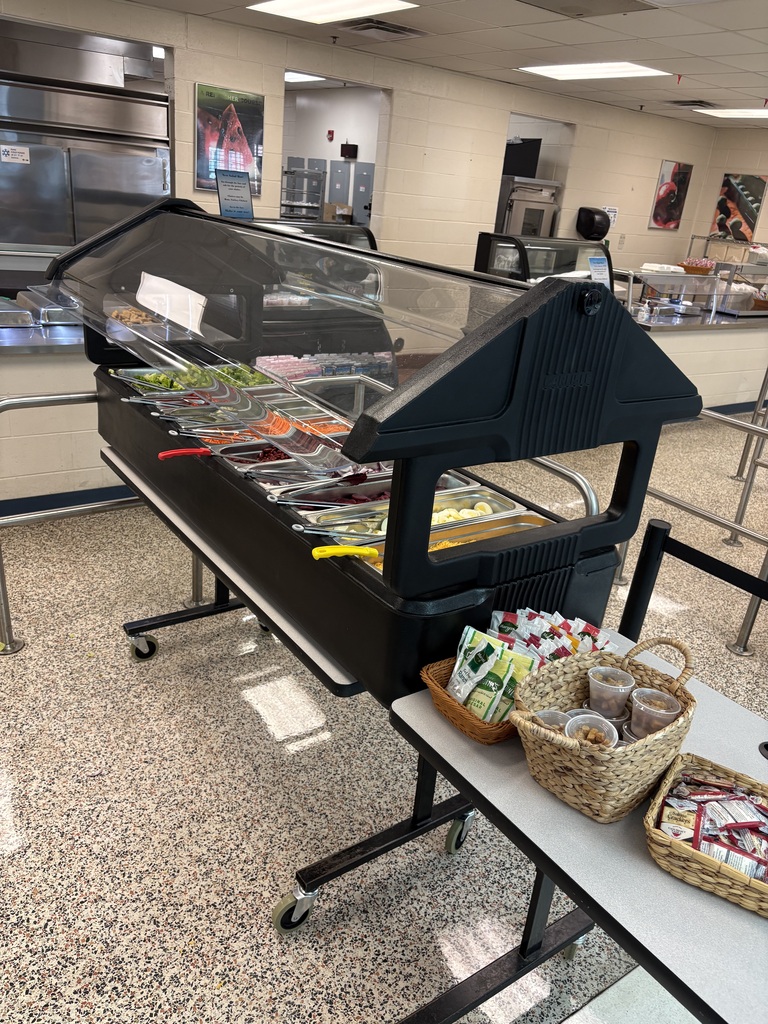 Salad bar options.