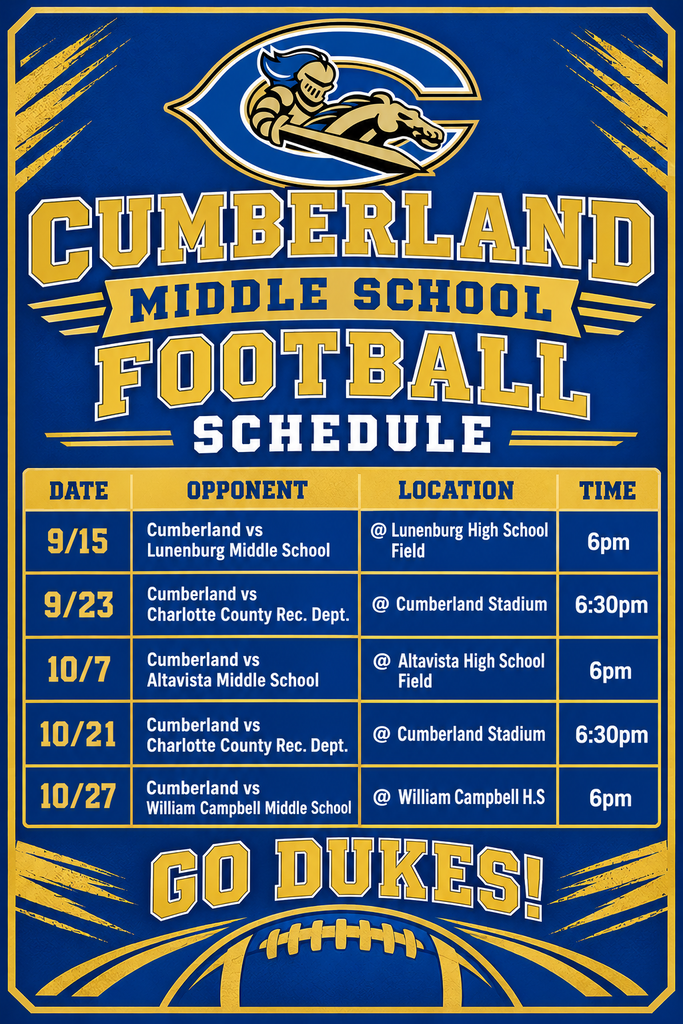 cms football schedule