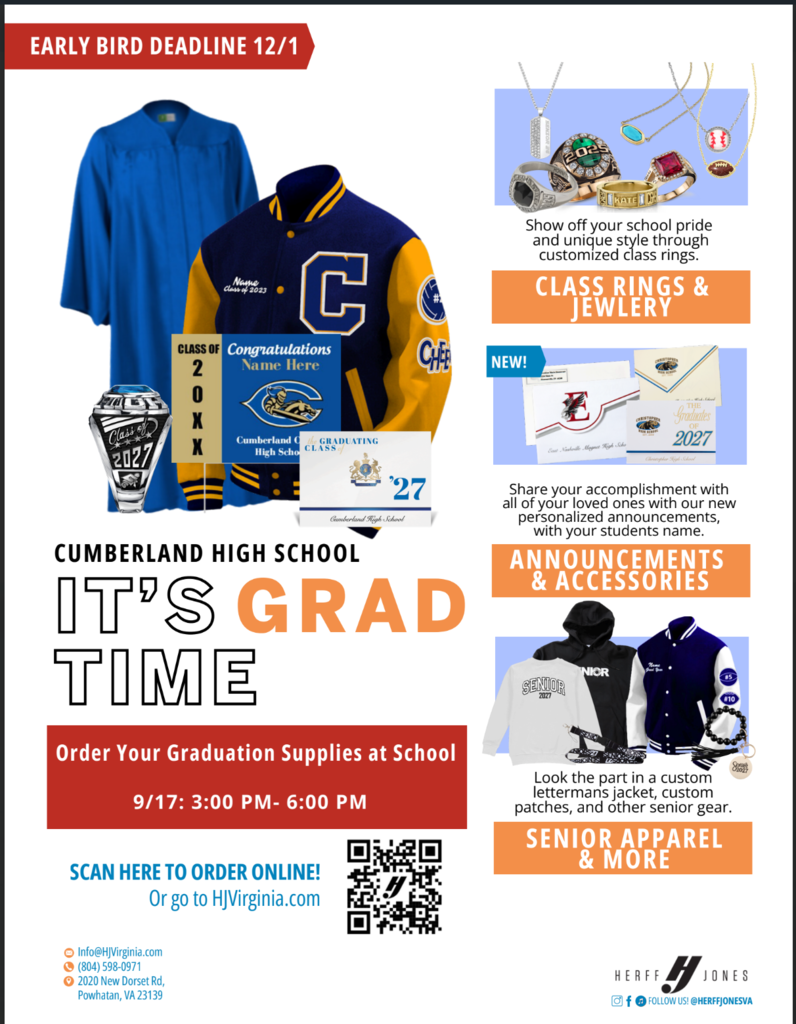 cap and gown info