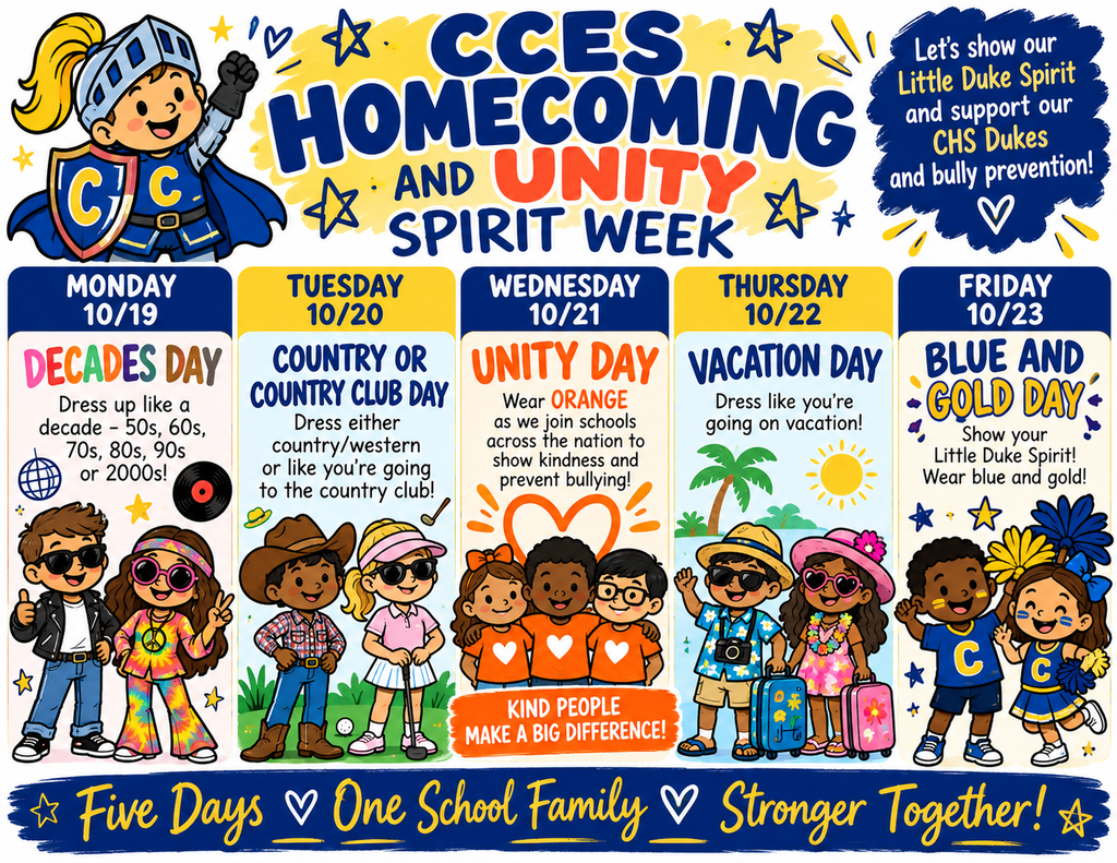 spirit week flyer