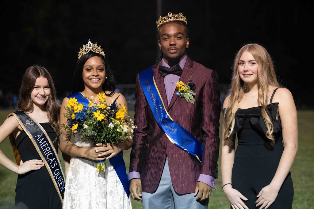 Homecoming King and Queen.