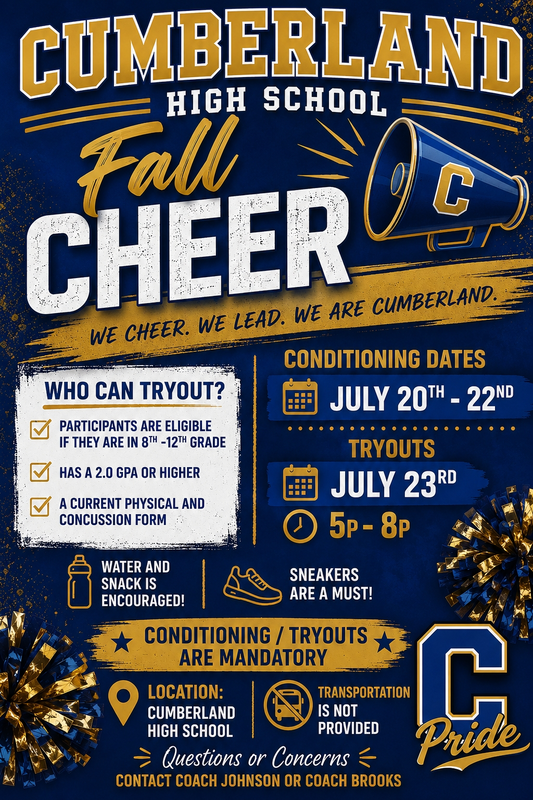 fall cheer flyer