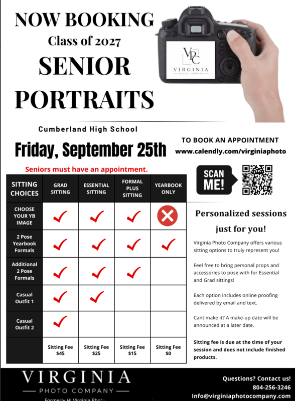 Senior portraits pricing