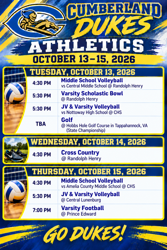 athletics flyer