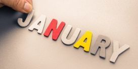 letters spelling out January