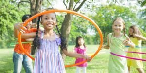 Image of children playing outside