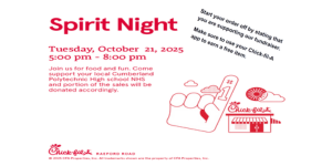 Spirit Night at Chick-fil-a