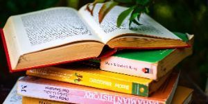 Stack of books 