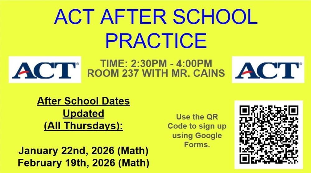 ACT math practice with Mr. Cains