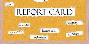 Report card words