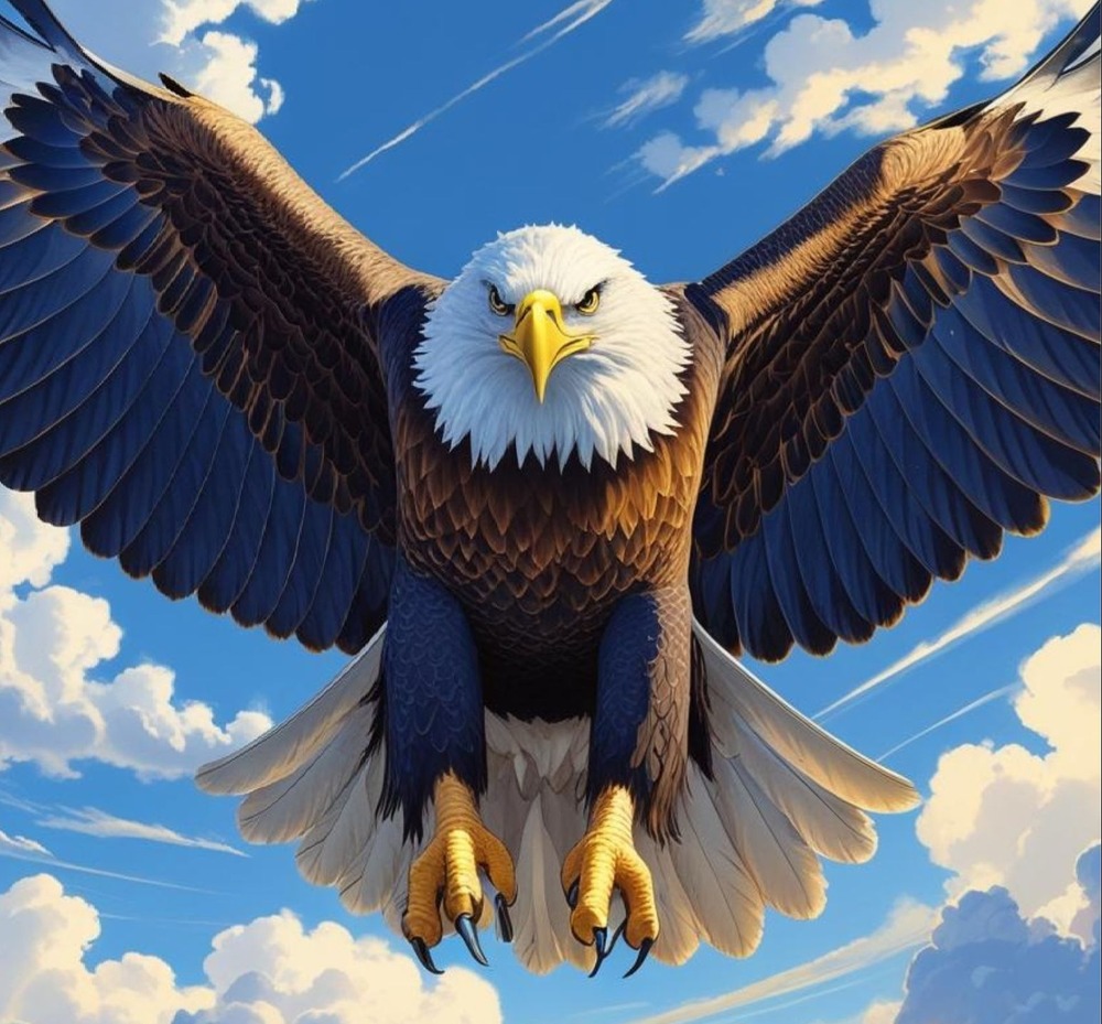 image of eagle flying