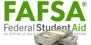 Text image of FAFSA