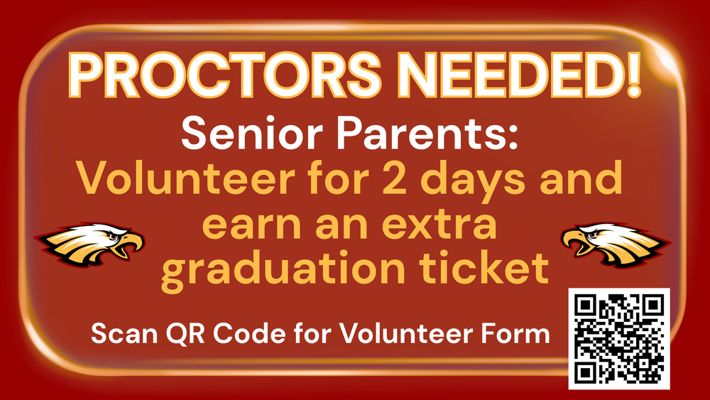 Flyer advertising testing proctors needed
