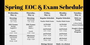 Final Exam Schedule