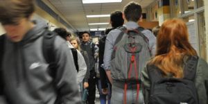 Students on the hallway