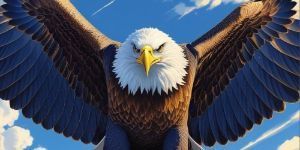 image of eagle flying