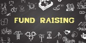 Fundraising on chalkboard