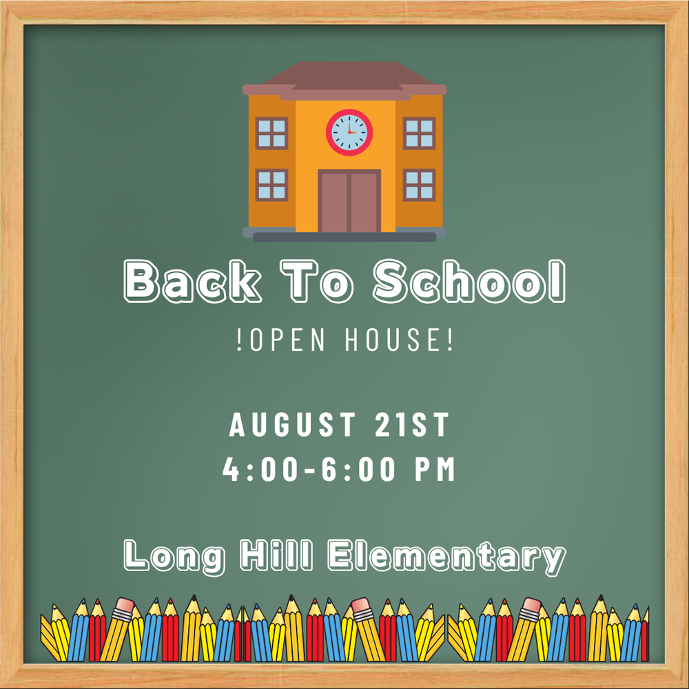image of school house with open house dates