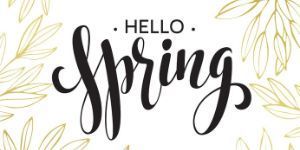 Image of words Hello Spring