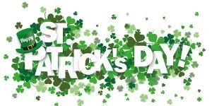 image of the words St.Patricks Day
