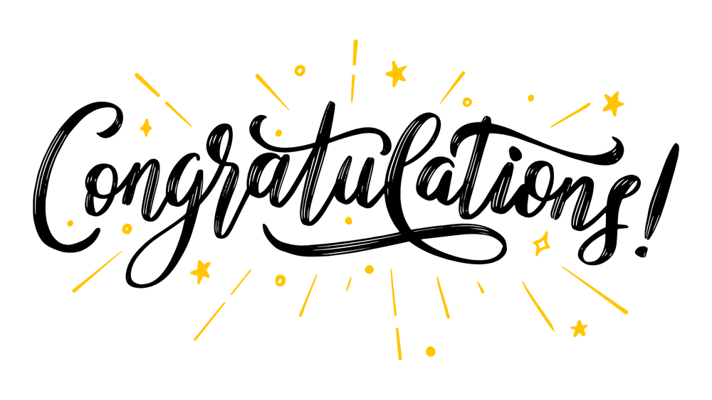 Words and Phrases Congratulations