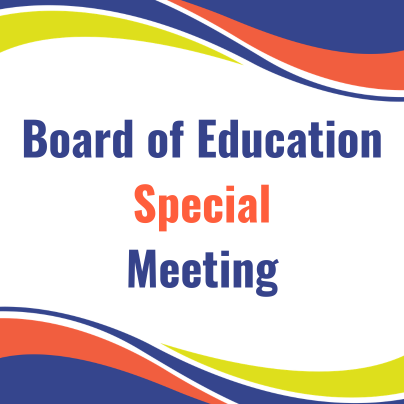 Special Board of Education Meeting