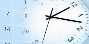Image of clock and calendar