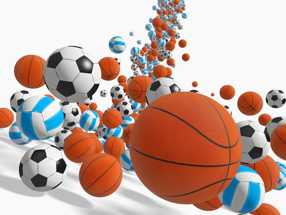 Athletics - Various Sports Balls Bouncing