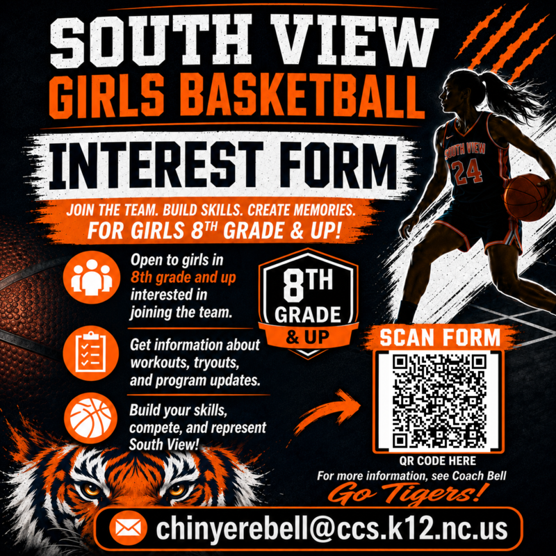 Girls basketball flyer