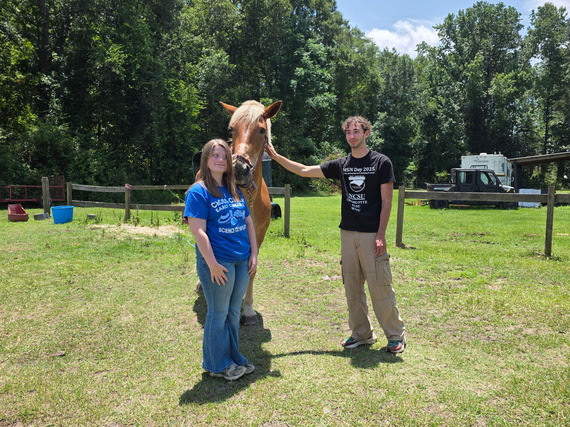 Kylee interning at Sustainable Sandhills.