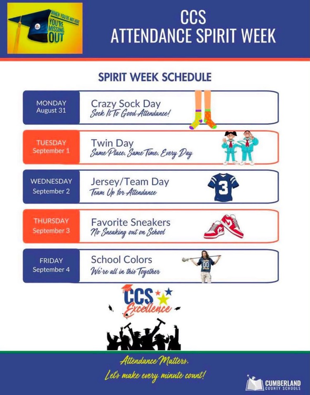 Spirit Week Daily Activities