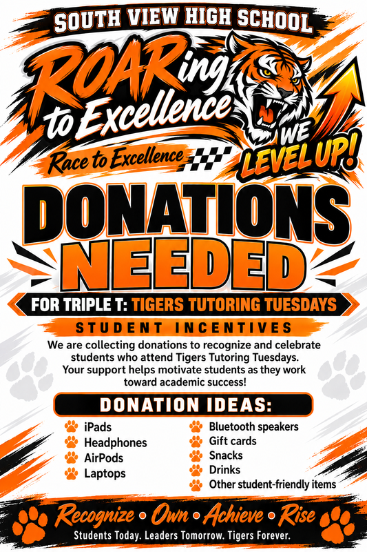 Image of Tiger Tutoring Tuesdays Flyer