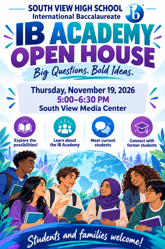 Flyer of the IB Academy Open House