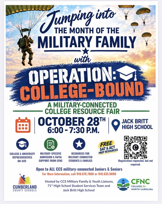 Flyer with Military Man with Parachute