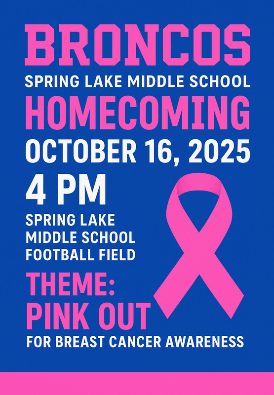 Homecoming Game Flyer