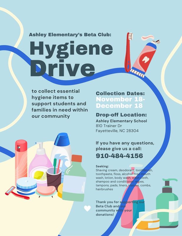 Hygiene Drive Flyer