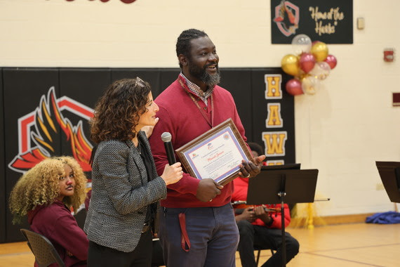 Spencer's surprise announcement.