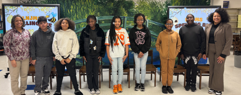 Finalists for the school 25-26 spelling bee