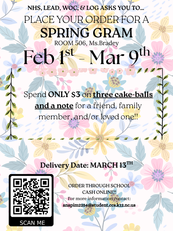 Spring gram poster
