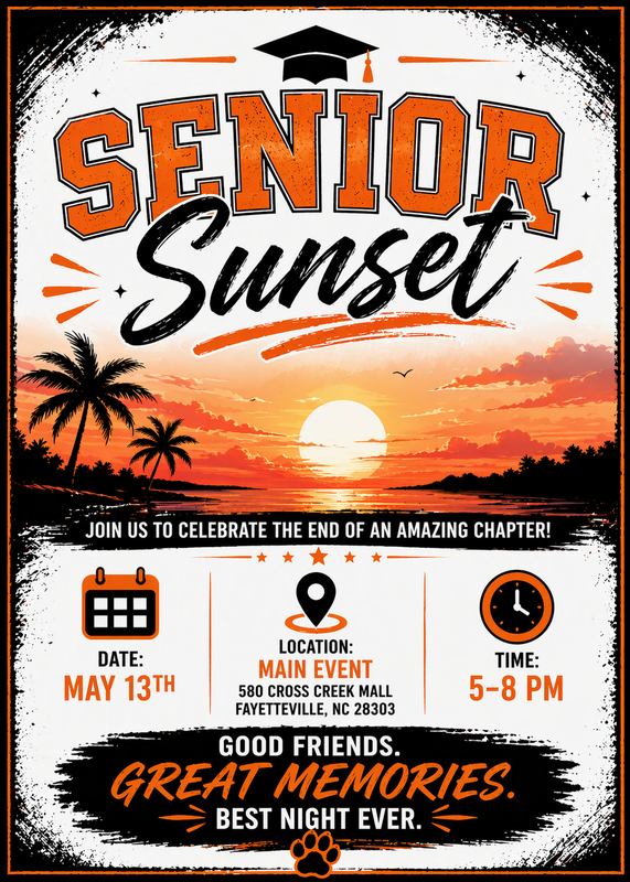 Flyer of Senior Sunset